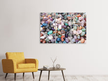 Laden Sie das Bild in den Galerie-Viewer, Leinwandbild 3-teilig Bunte Edelsteine