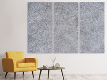 Laden Sie das Bild in den Galerie-Viewer, Leinwandbild 3-teilig Steinwand Textur