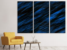 Laden Sie das Bild in den Galerie-Viewer, Leinwandbild 3-teilig Fels Wand