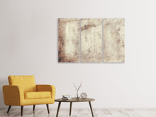 Laden Sie das Bild in den Galerie-Viewer, Leinwandbild 3-teilig Shabby chic Wand