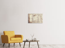 Laden Sie das Bild in den Galerie-Viewer, Leinwandbild 3-teilig Shabby chic Wand
