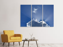 Laden Sie das Bild in den Galerie-Viewer, Leinwandbild 3-teilig Ein Wolken Bild