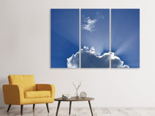 Laden Sie das Bild in den Galerie-Viewer, Leinwandbild 3-teilig Ein Wolken Bild