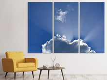 Laden Sie das Bild in den Galerie-Viewer, Leinwandbild 3-teilig Ein Wolken Bild