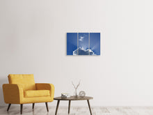 Laden Sie das Bild in den Galerie-Viewer, Leinwandbild 3-teilig Ein Wolken Bild