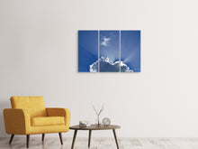 Laden Sie das Bild in den Galerie-Viewer, Leinwandbild 3-teilig Ein Wolken Bild