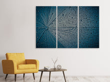 Laden Sie das Bild in den Galerie-Viewer, Leinwandbild 3-teilig Regenschirm