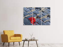 Laden Sie das Bild in den Galerie-Viewer, Leinwandbild 3-teilig Cube 2