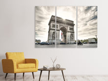 Laden Sie das Bild in den Galerie-Viewer, Leinwandbild 3-teilig Arc de Triomphe