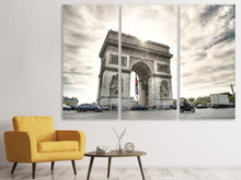 Laden Sie das Bild in den Galerie-Viewer, Leinwandbild 3-teilig Arc de Triomphe