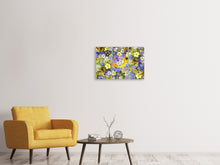 Laden Sie das Bild in den Galerie-Viewer, Leinwandbild 3-teilig Frische Frühlingsblumen