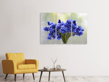 Laden Sie das Bild in den Galerie-Viewer, Leinwandbild 3-teilig Ein Strauss Blumen