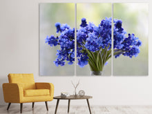 Laden Sie das Bild in den Galerie-Viewer, Leinwandbild 3-teilig Ein Strauss Blumen