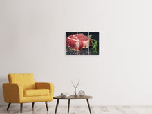 Laden Sie das Bild in den Galerie-Viewer, Leinwandbild 3-teilig Frisches Fleisch