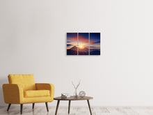 Laden Sie das Bild in den Galerie-Viewer, Leinwandbild 3-teilig Märchenhafte Landschaft