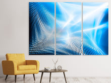 Laden Sie das Bild in den Galerie-Viewer, Leinwandbild 3-teilig Laser