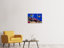 Laden Sie das Bild in den Galerie-Viewer, Leinwandbild 3-teilig Welt der Fische