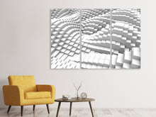 Laden Sie das Bild in den Galerie-Viewer, Leinwandbild 3-teilig 3D-Elemente