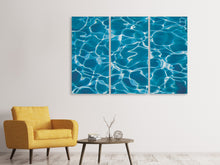 Laden Sie das Bild in den Galerie-Viewer, Leinwandbild 3-teilig Pool