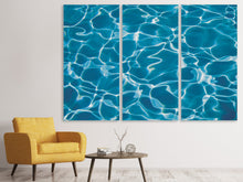 Laden Sie das Bild in den Galerie-Viewer, Leinwandbild 3-teilig Pool
