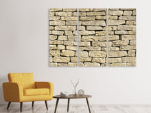 Laden Sie das Bild in den Galerie-Viewer, Leinwandbild 3-teilig Alte Mauer