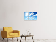 Laden Sie das Bild in den Galerie-Viewer, Leinwandbild 3-teilig Am Himmel