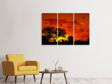 Laden Sie das Bild in den Galerie-Viewer, Leinwandbild 3-teilig African Feeling