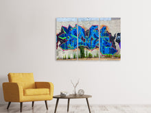 Laden Sie das Bild in den Galerie-Viewer, Leinwandbild 3-teilig Graffiti NYC