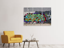 Laden Sie das Bild in den Galerie-Viewer, Leinwandbild 3-teilig Graffiti in New York