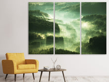 Laden Sie das Bild in den Galerie-Viewer, Leinwandbild 3-teilig Über den Wäldern