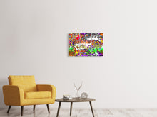 Laden Sie das Bild in den Galerie-Viewer, Leinwandbild 3-teilig Writings