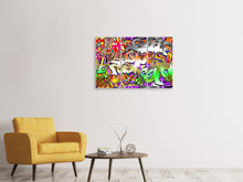 Laden Sie das Bild in den Galerie-Viewer, Leinwandbild 3-teilig Writings