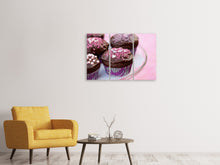 Laden Sie das Bild in den Galerie-Viewer, Leinwandbild 3-teilig Muffins