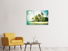 Laden Sie das Bild in den Galerie-Viewer, Leinwandbild 3-teilig Tobago Cays