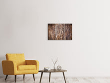 Laden Sie das Bild in den Galerie-Viewer, Leinwandbild 3-teilig Retro-Holz