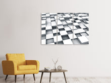 Laden Sie das Bild in den Galerie-Viewer, Leinwandbild 3-teilig 3D-Kubus