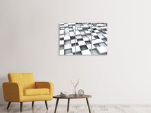 Laden Sie das Bild in den Galerie-Viewer, Leinwandbild 3-teilig 3D-Kubus