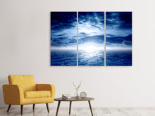 Laden Sie das Bild in den Galerie-Viewer, Leinwandbild 3-teilig Mystischer Himmel