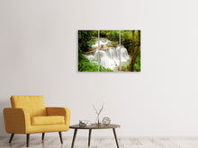 Laden Sie das Bild in den Galerie-Viewer, Leinwandbild 3-teilig Im Baumhaus