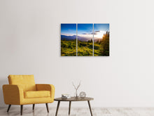 Laden Sie das Bild in den Galerie-Viewer, Leinwandbild 3-teilig Friedliche Landschaft