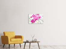 Laden Sie das Bild in den Galerie-Viewer, Leinwandbild 3-teilig Das Symbol der Orchidee
