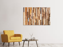Laden Sie das Bild in den Galerie-Viewer, Leinwandbild 3-teilig Designholz