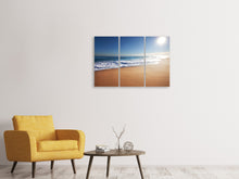Laden Sie das Bild in den Galerie-Viewer, Leinwandbild 3-teilig Privatstrand