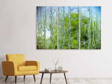Laden Sie das Bild in den Galerie-Viewer, Leinwandbild 3-teilig Hinter dem Wasserfall