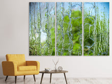 Laden Sie das Bild in den Galerie-Viewer, Leinwandbild 3-teilig Hinter dem Wasserfall