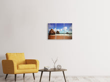 Laden Sie das Bild in den Galerie-Viewer, Leinwandbild 3-teilig Strandgedanken