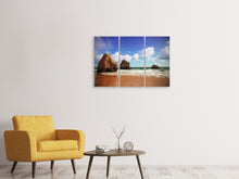 Laden Sie das Bild in den Galerie-Viewer, Leinwandbild 3-teilig Strandgedanken