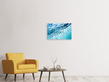 Laden Sie das Bild in den Galerie-Viewer, Leinwandbild 3-teilig Wasser in Bewegung