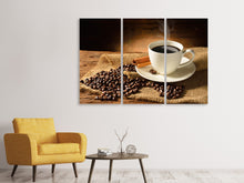 Laden Sie das Bild in den Galerie-Viewer, Leinwandbild 3-teilig Kaffeepause