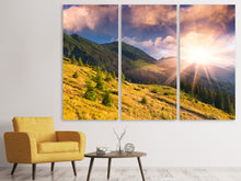 Laden Sie das Bild in den Galerie-Viewer, Leinwandbild 3-teilig Herbstanfang